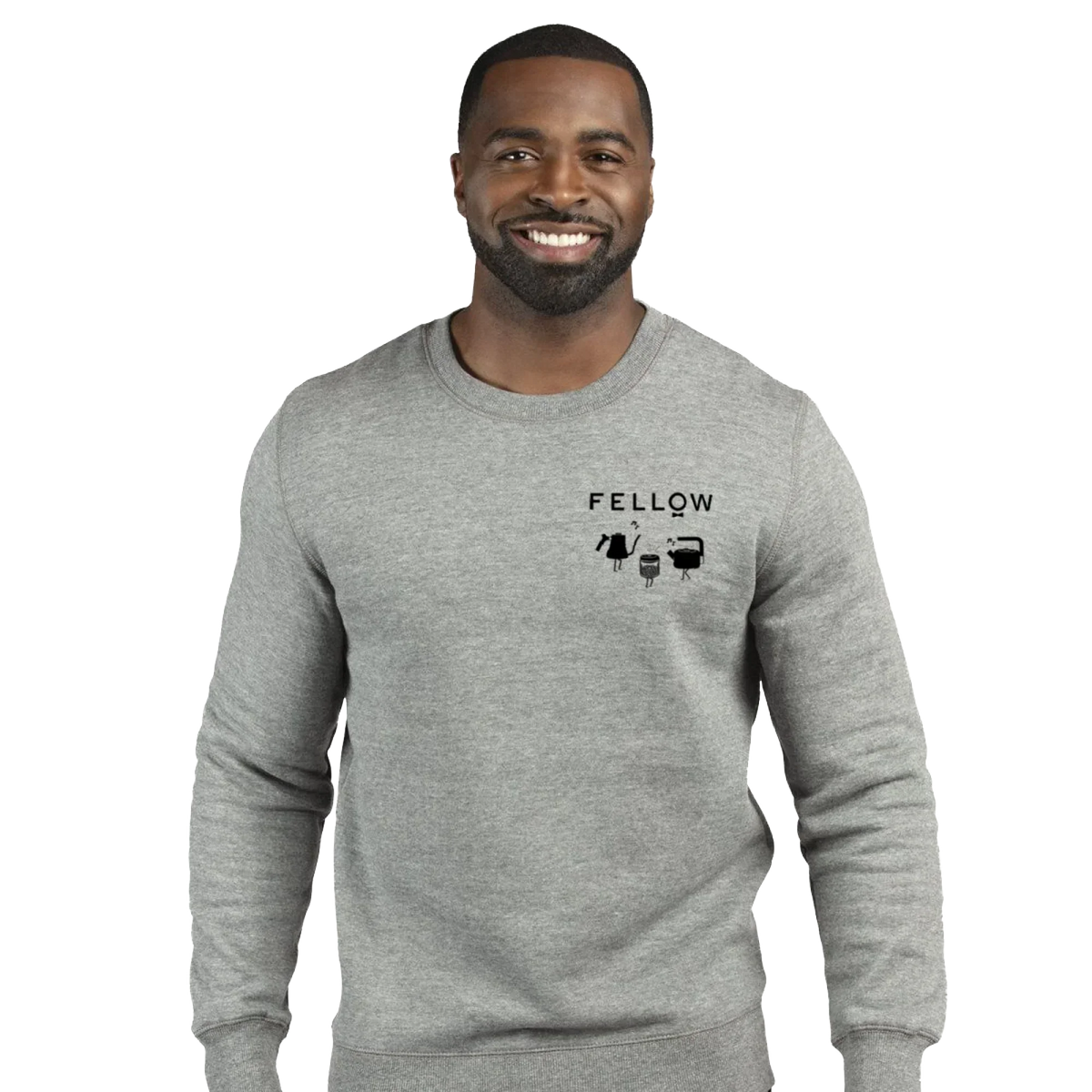 Fellow Logo Grey Crew
